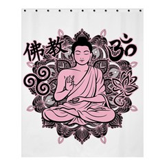 Ornate Buddha Shower Curtain 60  X 72  (medium)  by Valentinaart