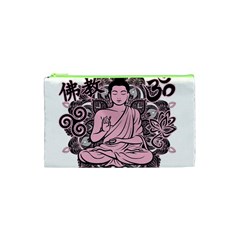 Ornate Buddha Cosmetic Bag (xs) by Valentinaart