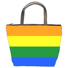 Pride Rainbow Flag Bucket Bags