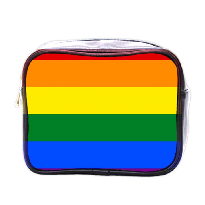 Pride rainbow flag Mini Toiletries Bags
