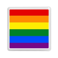 Pride Rainbow Flag Memory Card Reader (square)  by Valentinaart