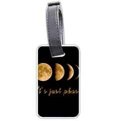 Moon Phases  Luggage Tags (one Side)  by Valentinaart