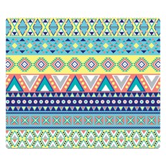 Tribal Print Double Sided Flano Blanket (small) 