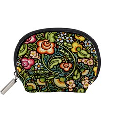 Bohemia Floral Pattern Accessory Pouches (small) 