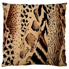 Animal Fabric Patterns Standard Flano Cushion Case (one Side)