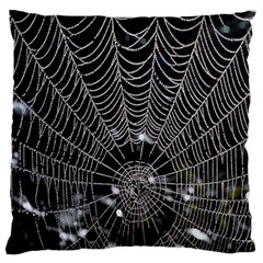 Spider Web Wallpaper 14 Standard Flano Cushion Case (two Sides)