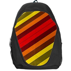 Abstract Bright Stripes Backpack Bag by BangZart