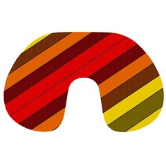 Abstract Bright Stripes Travel Neck Pillows by BangZart