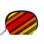 Abstract Bright Stripes Accessory Pouches (Small)  Front