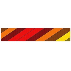 Abstract Bright Stripes Flano Scarf (large)