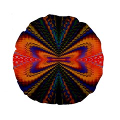 Casanova Abstract Art Colors Cool Druffix Flower Freaky Trippy Standard 15  Premium Round Cushions