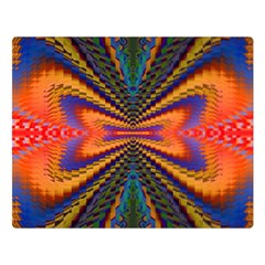 Casanova Abstract Art Colors Cool Druffix Flower Freaky Trippy Double Sided Flano Blanket (large) 