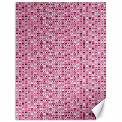 Abstract Pink Squares Canvas 18  X 24   by BangZart