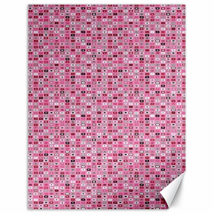 Abstract Pink Squares Canvas 18  x 24  