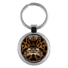 Textures Snake Skin Patterns Key Chains (round) 