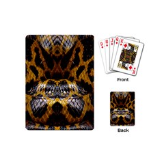 Textures Snake Skin Patterns Playing Cards (mini)  by BangZart