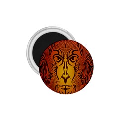 Lion Man Tribal 1 75  Magnets by BangZart