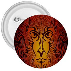 Lion Man Tribal 3  Buttons by BangZart