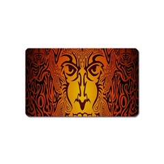 Lion Man Tribal Magnet (name Card)