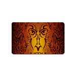 Lion Man Tribal Magnet (Name Card) Front