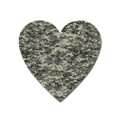Us Army Digital Camouflage Pattern Heart Magnet by BangZart