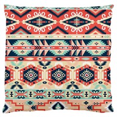 Aztec Pattern Copy Large Flano Cushion Case (one Side)