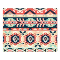 Aztec Pattern Copy Double Sided Flano Blanket (large) 