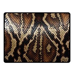 Snake Skin O Lay Double Sided Fleece Blanket (small) 