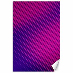 Purple Pink Dots Canvas 24  X 36  by BangZart