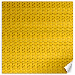 Yellow Dots Pattern Canvas 20  X 20   by BangZart