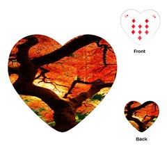 Maple Tree Nice Playing Cards (heart)  by BangZart