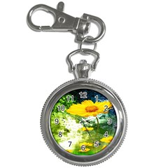 Yellow Flowers Key Chain Watches
