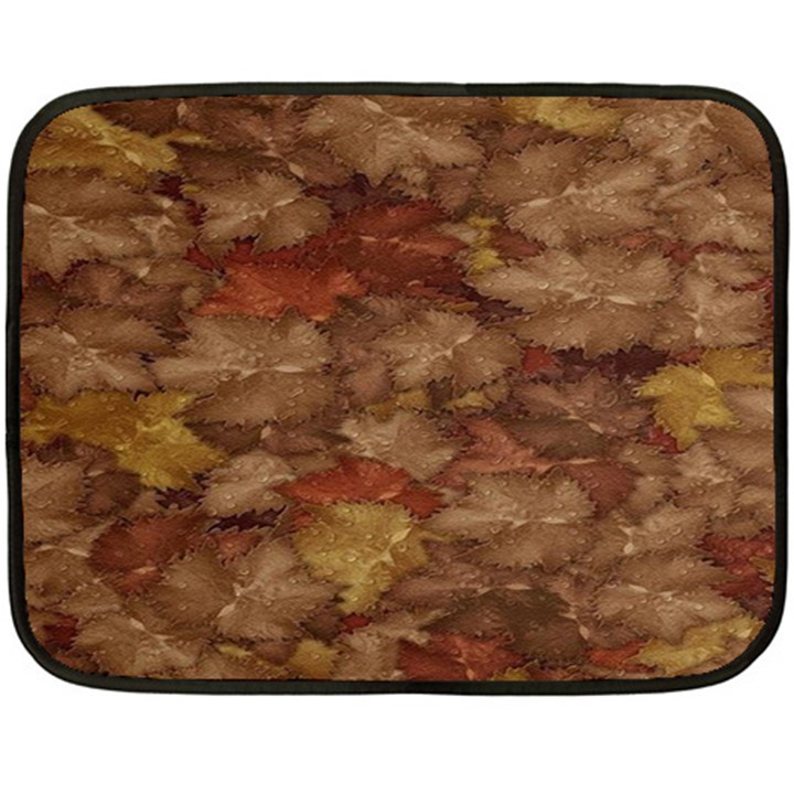 Brown Texture Double Sided Fleece Blanket (Mini) 