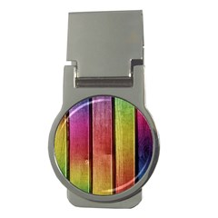 Colourful Wood Painting Money Clips (round)  by BangZart