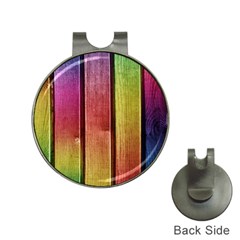 Colourful Wood Painting Hat Clips With Golf Markers by BangZart