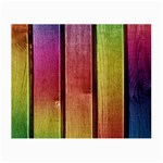 Colourful Wood Painting Small Glasses Cloth (2-Side) Front