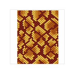 Snake Skin Pattern Vector Small Satin Scarf (square)