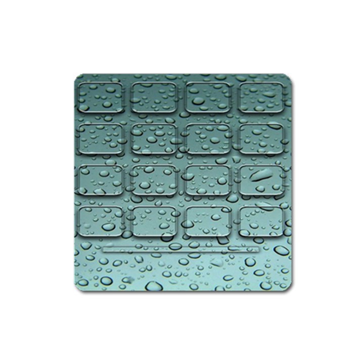 Water Drop Square Magnet