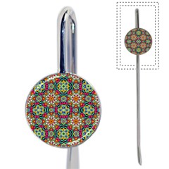 Jewel Tiles Kaleidoscope Book Mark by WolfepawFractals