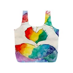 Pride Love Full Print Recycle Bags (s)  by LimeGreenFlamingo