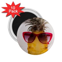 Pineapple With Sunglasses 2 25  Magnets (10 Pack)  by LimeGreenFlamingo