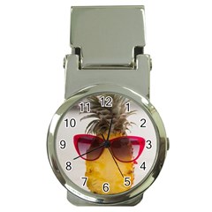 Pineapple With Sunglasses Money Clip Watches by LimeGreenFlamingo
