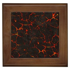 Volcanic Textures Framed Tiles by BangZart