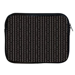 Dark Black Mesh Patterns Apple Ipad 2/3/4 Zipper Cases