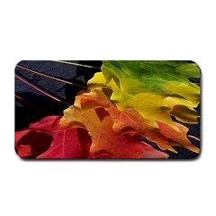 Green Yellow Red Maple Leaf Medium Bar Mats by BangZart