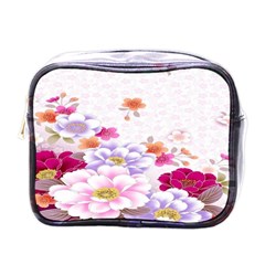 Sweet Flowers Mini Toiletries Bags by BangZart