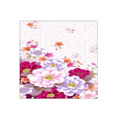 Sweet Flowers Satin Bandana Scarf