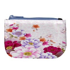 Sweet Flowers Large Coin Purse