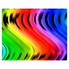 Colorful Vertical Lines Double Sided Flano Blanket (medium) 