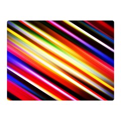 Funky Color Lines Double Sided Flano Blanket (mini) 